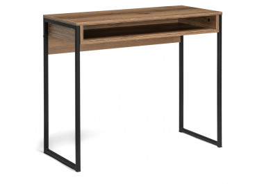 Письменный стол Лео Лофт черный матовый / дуб делано темный — Аэлита