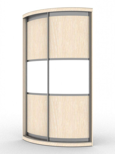 Радиусный шкаф-купе &quot;Ромео&quot; выпуклый 900*900*2200 — Аэлита