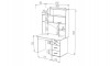 Стол компьютерный СК-56 сборка универ 1910х1200х700