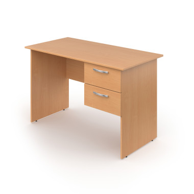 Стол 1200*600*750 рабочий с подвесной тумбой 2 ящика — Аэлита