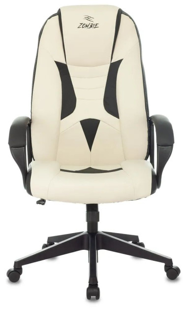 Игровое кресло Zombie(ЗОМБИ) 8 (экокожа черная/экокожа белая) &mdash; Аэлита