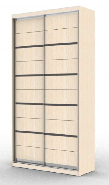 Шкаф-купе двухдверный без зеркал (модель 2.1.А) — Аэлита