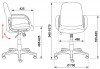 Компьютерное кресло CH-808-Low