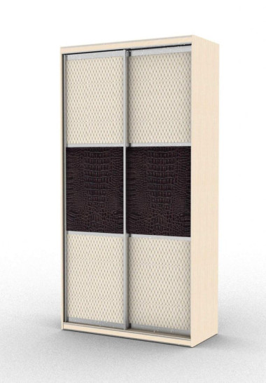 Шкаф-купе двухдверный с 3 вставками (модель 2.4) — Аэлита