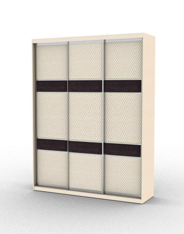 Шкаф-купе трехдверный с 2 вставками (модель 3.5.3) — Аэлита