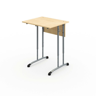 Стол ученический АЭЛИТА Знание 1-местный регулируемый, круглая труба &mdash; Аэлита