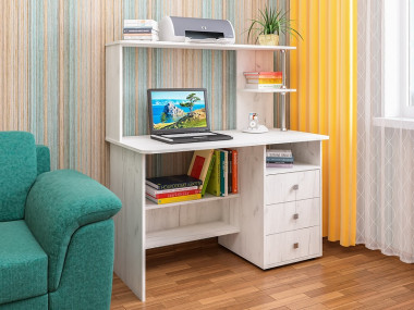 Стол компьютерный СК-6,  1300х1200х500 с надстройкой — Аэлита