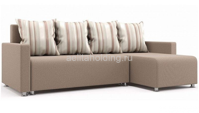 Угловой диван Каир в ткани рогожка Jute Linen