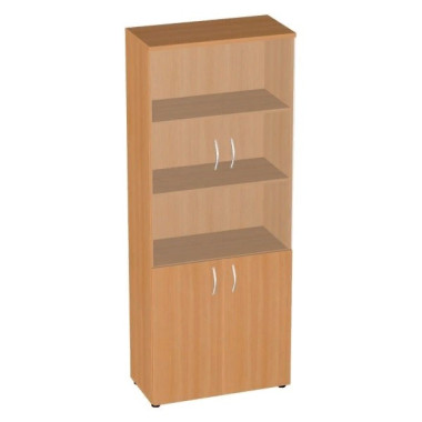 Шкаф со стеклом  768*403*1945 — Аэлита