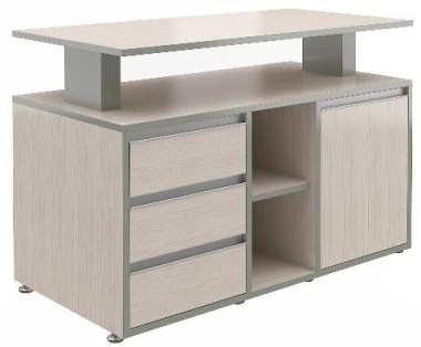 Тумба сервисная с полкой 1100х550х763 — Аэлита