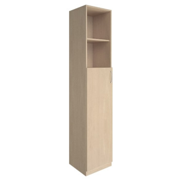 Шкаф высокий узкий (1 средняя дверь ЛДСП)388х359х1914 — Аэлита