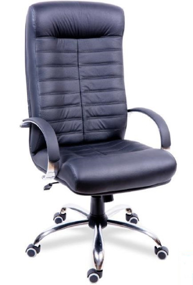 Компьютерное кресло  КОНСУЛ ХРОМ (кожа) &mdash; Аэлита
