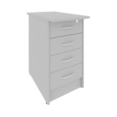 Тумба 412*720*750 приставная с 4 ящиками (с замком) Рива — Аэлита